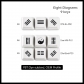 Pupil / Eight Diagrams Custom Keycaps OEM PBT Dye-subbed Supplement Keycap Set for Mechanical Gaming Keyboard